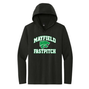 Mayfield Wildcats Tri-Blend Long-Sleeve Hoodie T-Shirt