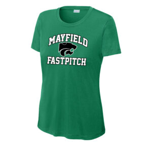 Mayfield Wildcats Ladies Wicking T-Shirt